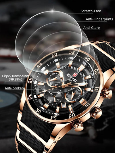 REWARD Men's Luxury Watch – Elegant Timepiece